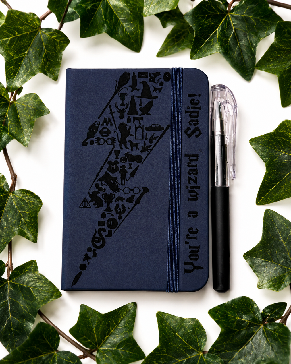 Personalised Harry Potter Inspired Pocket Notebook | Faux Leather