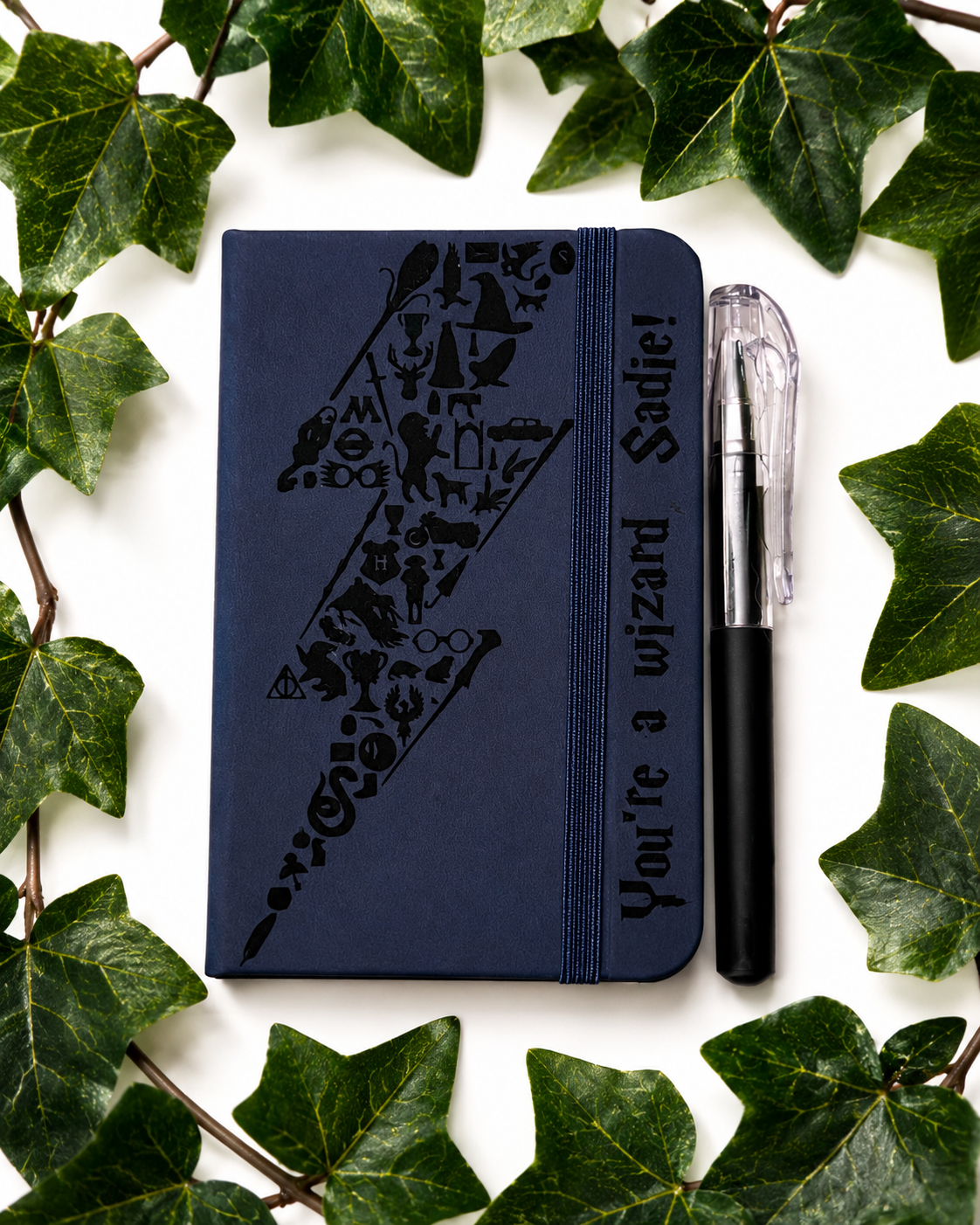 Personalised Harry Potter Inspired Pocket Notebook | Faux Leather
