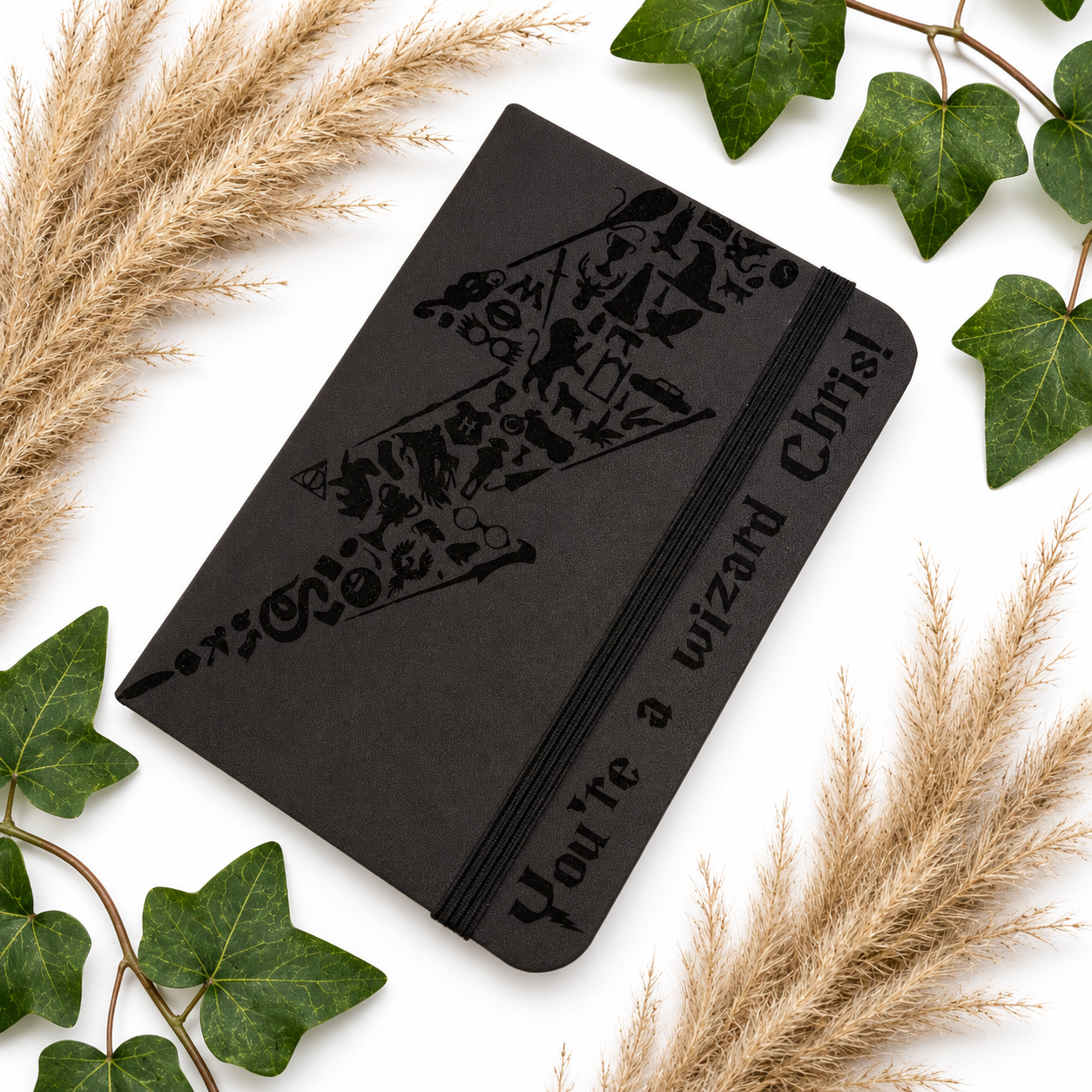 Personalised Harry Potter Inspired Pocket Notebook | Faux Leather