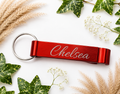 Personalised Aluminium Bottle Opener Keyring