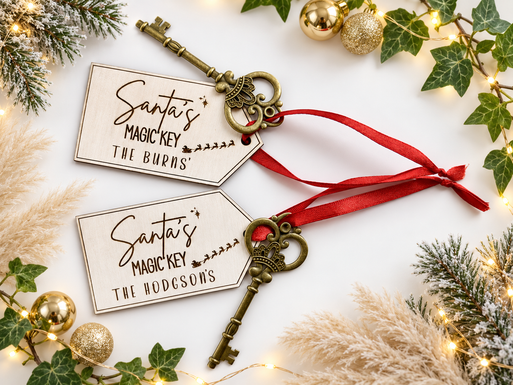 Santa’s Magic Key – Personalised Family Christmas Eve Keepsake🎅
