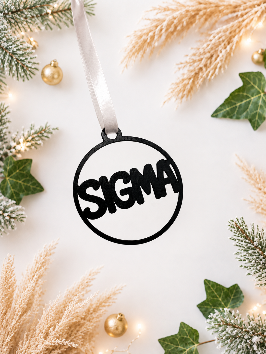 Funny Slang Word Christmas Bauble | Wooden Hand Painted Christmas Tree Decoration | Funny Christmas Gift | Cheeky Christmas Ornament | For Teens