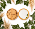 Personalised Bamboo Pocket Mirror
