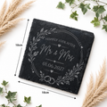 Slate Coaster For Newly Weds | Personalised