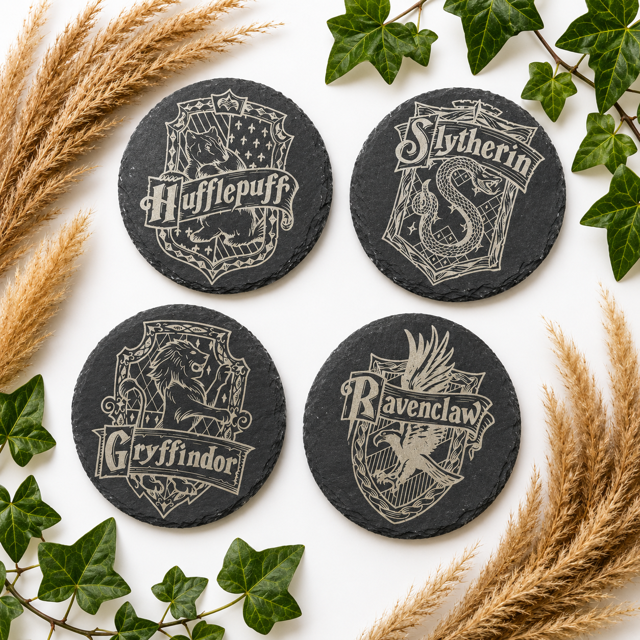 Harry Potter House Inspired | Slate Coasters
