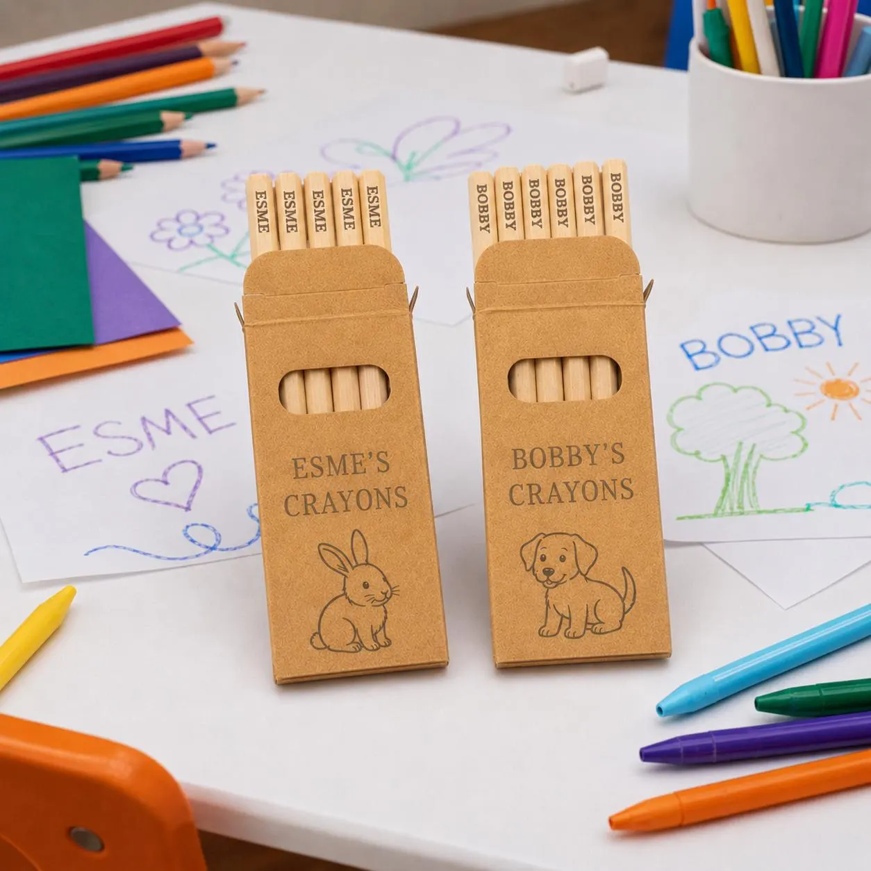 Personalised Name Crayons