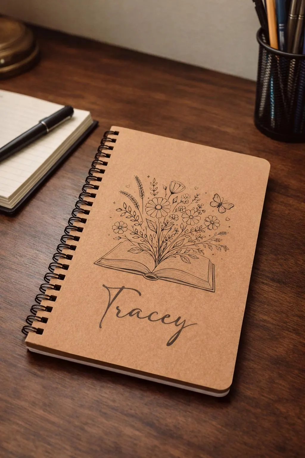 Personalised A5 Kraft Cover Notebook