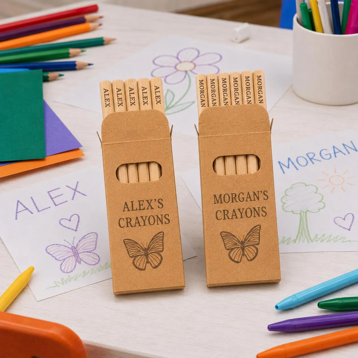 Personalised Name Crayons