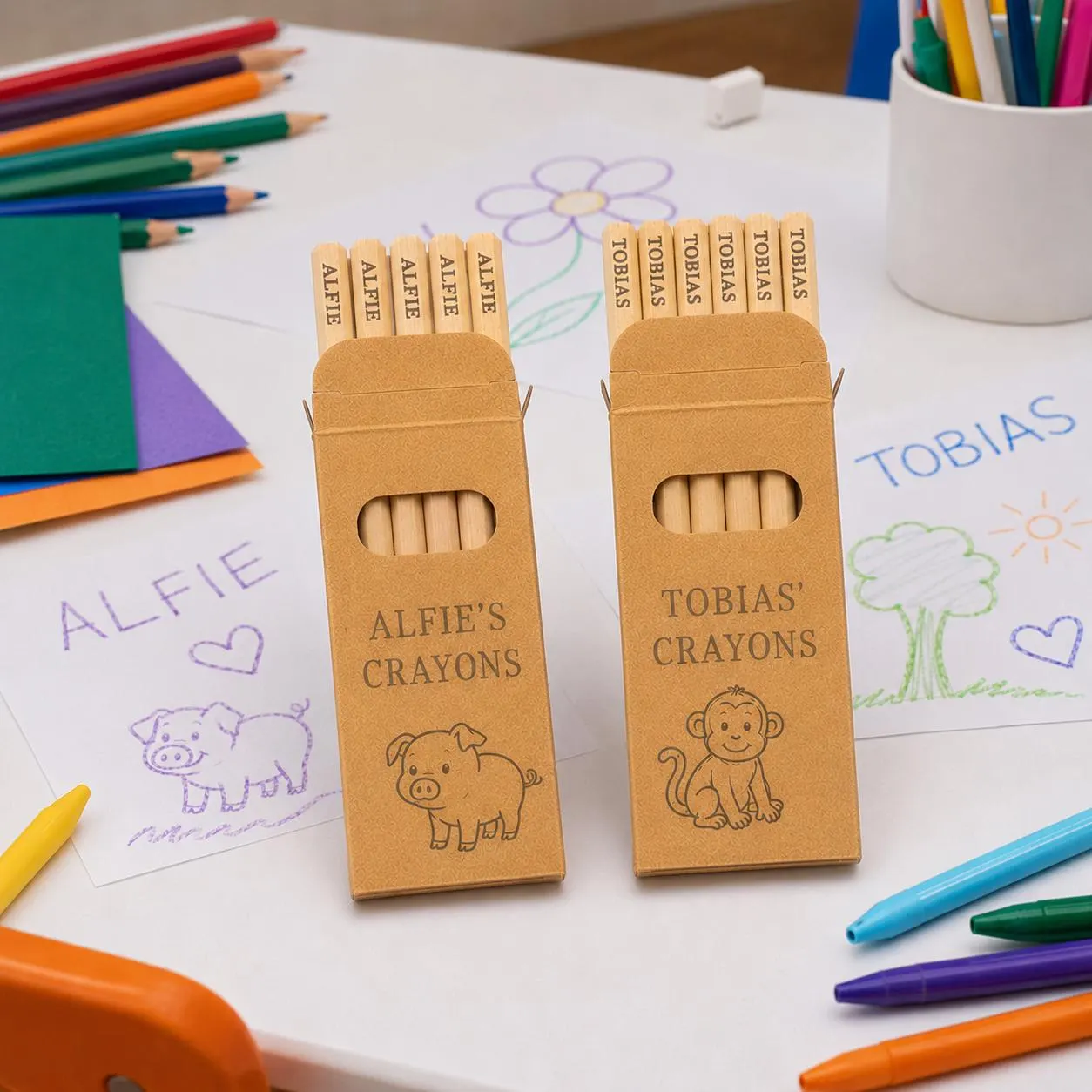 Personalised Name Crayons