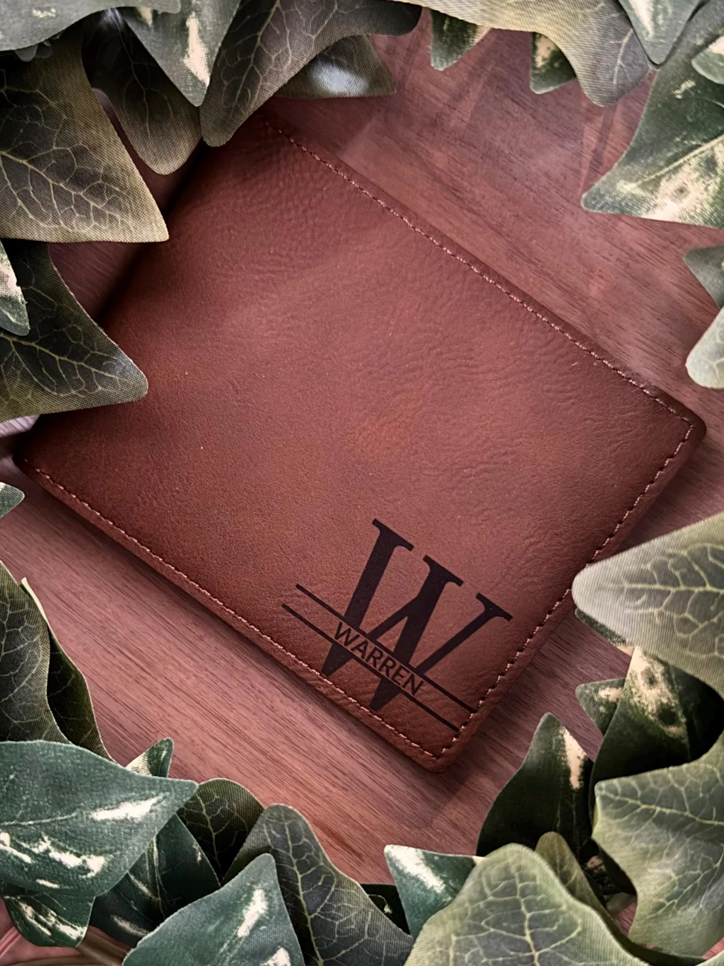 Personalised PU Leather Wallet