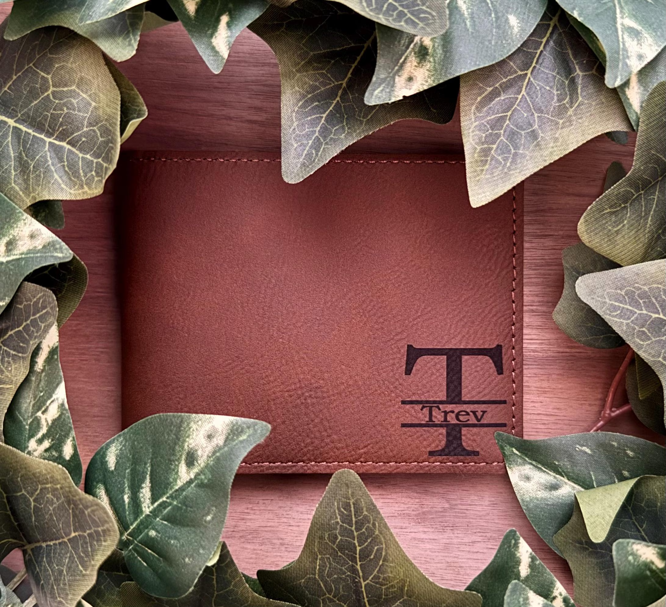 Personalised PU Leather Wallet